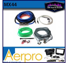 AERPRO MAXCOR MX04 4 AWG GAUGE 800W AMPLIFIER WIRING INSTALLATION KIT AMP